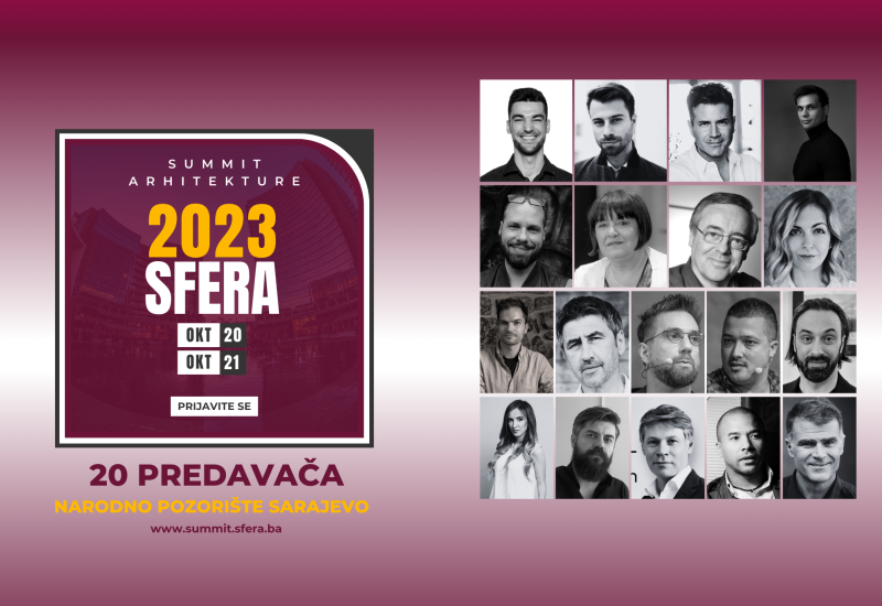 U Sarajevu Regionalni summit arhitekture Sfera 2023